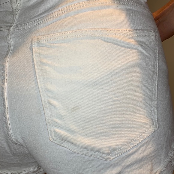 White Jeans Shorts - Picture 3 of 5